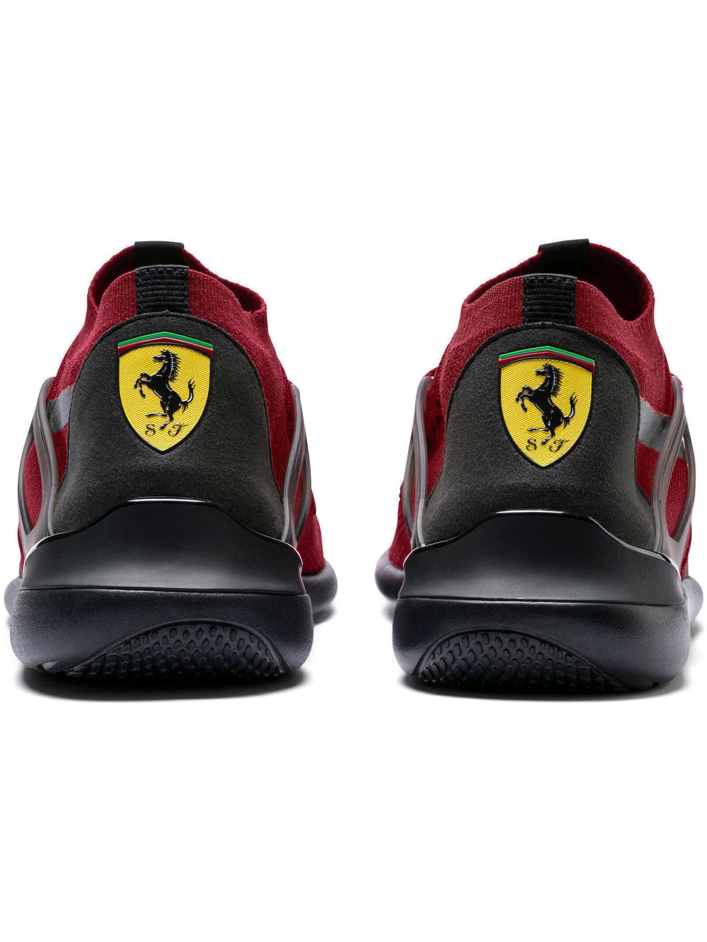 PUMA Sportschoen 'Puma Scuderia Ferrari Evo Cat Ii Sock Lace' in Rood