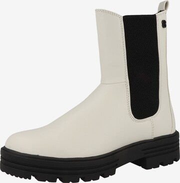 s.Oliver Chelsea Boots in White: front