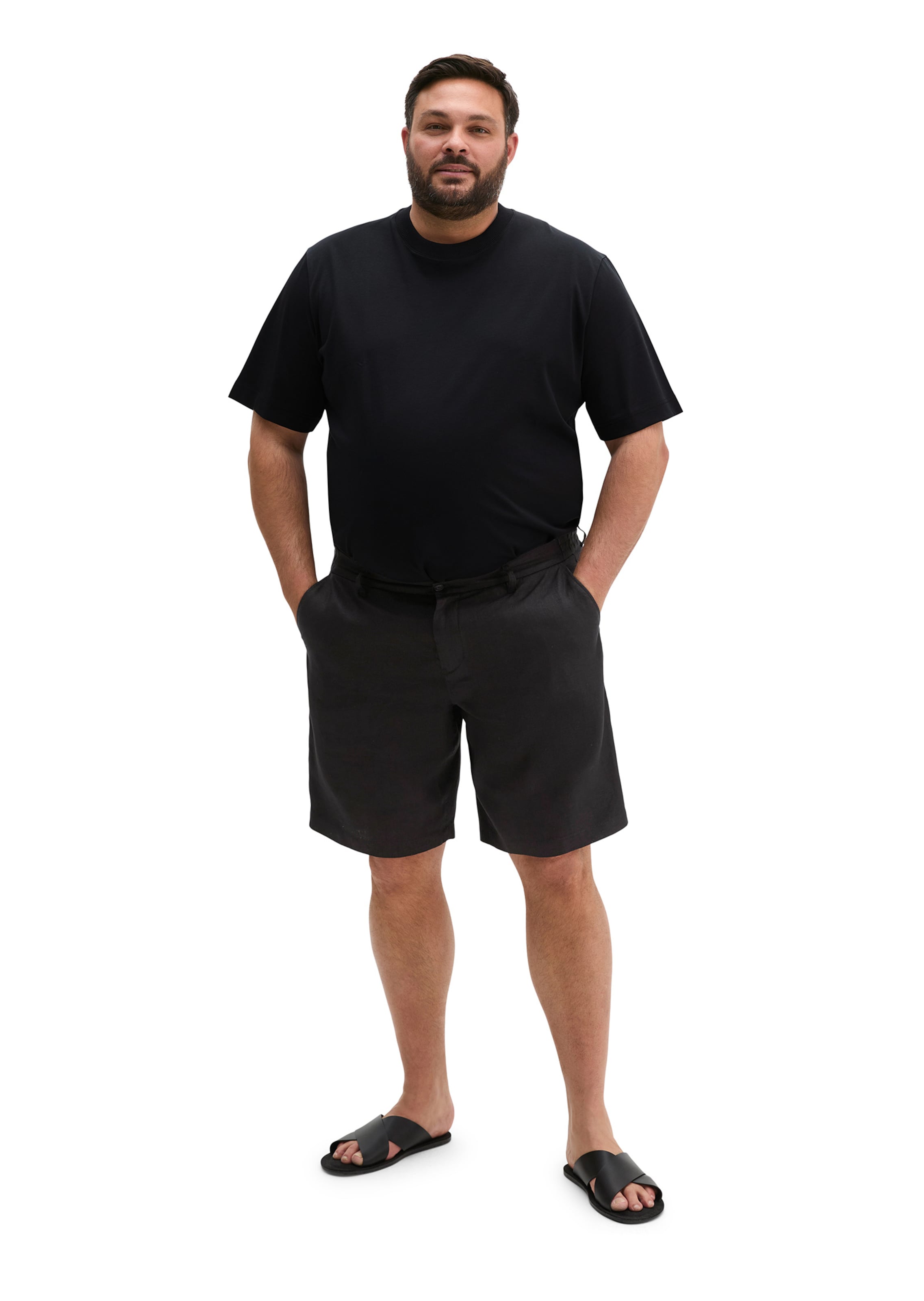 Marc O'Polo Regular Broek in Zwart