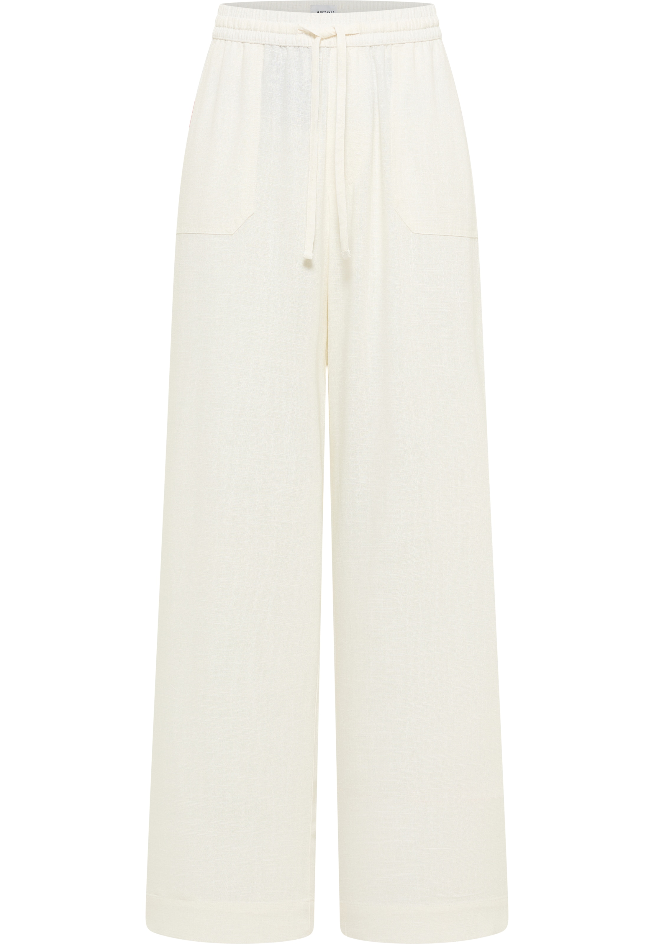 MUSTANG Loosefit Hose 'Lacey ' in Weiß: Vorderseite