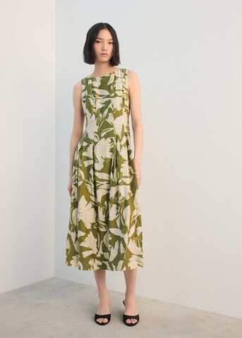 MANGO Dress 'Spin-H' in Green: front