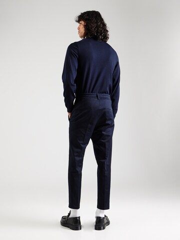DRYKORN Regular Pleat-Front Pants 'CHASY' in Blue