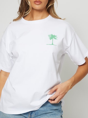 T-shirt South Beach en blanc