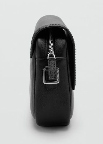 MANGO MAN Umgehängtasche in Schwarz
