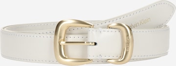 Calvin Klein Ремень в Белый: спереди