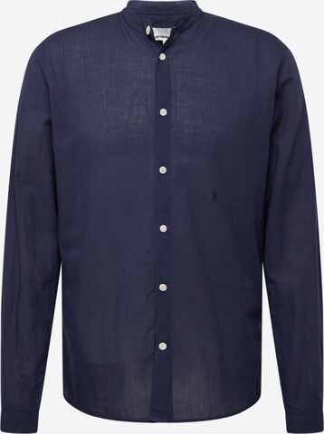ARMEDANGELS Regular fit Button Up Shirt 'VAALERONIMUS' in Blue: front