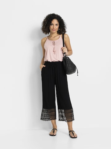 bonprix Loosefit Broek in Zwart