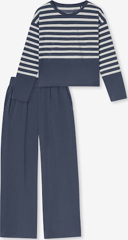 Pyjama ' Casual Nightwear ' SCHIESSER en bleu : devant