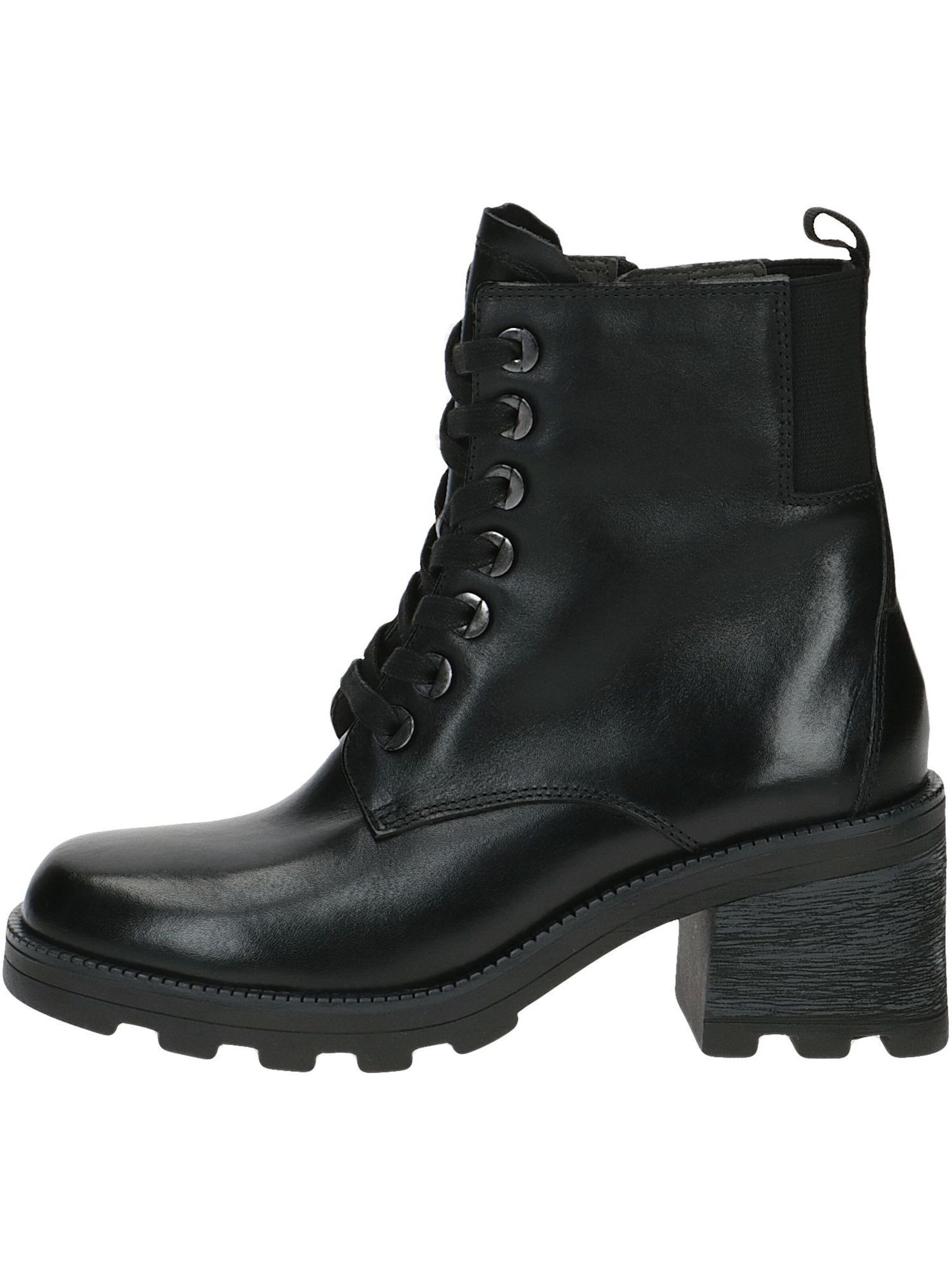 CAPRICE Lace-up bootie in Black