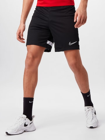 Regular Pantalon de sport 'Academy' NIKE en noir : devant