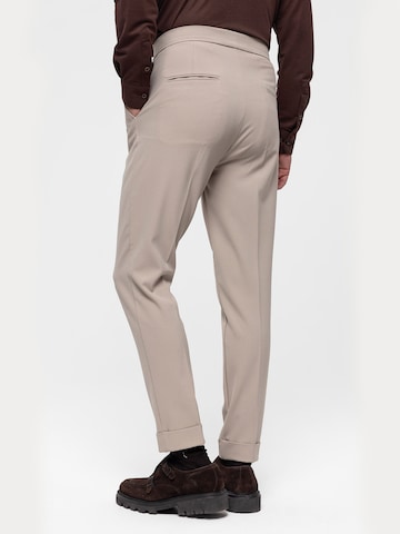 Effilé Pantalon à plis Dandalo en gris