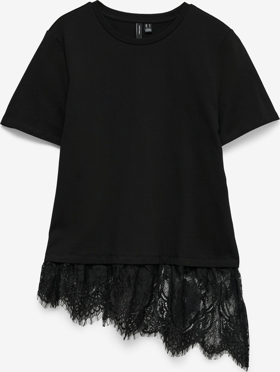Tricou 'VMBrit' de la VERO MODA pe negru: față