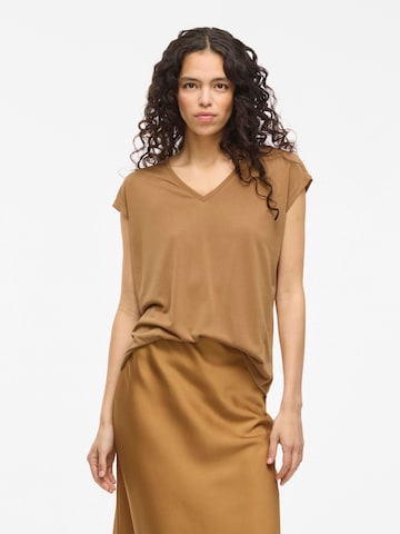 T-shirt VILA en marron : devant