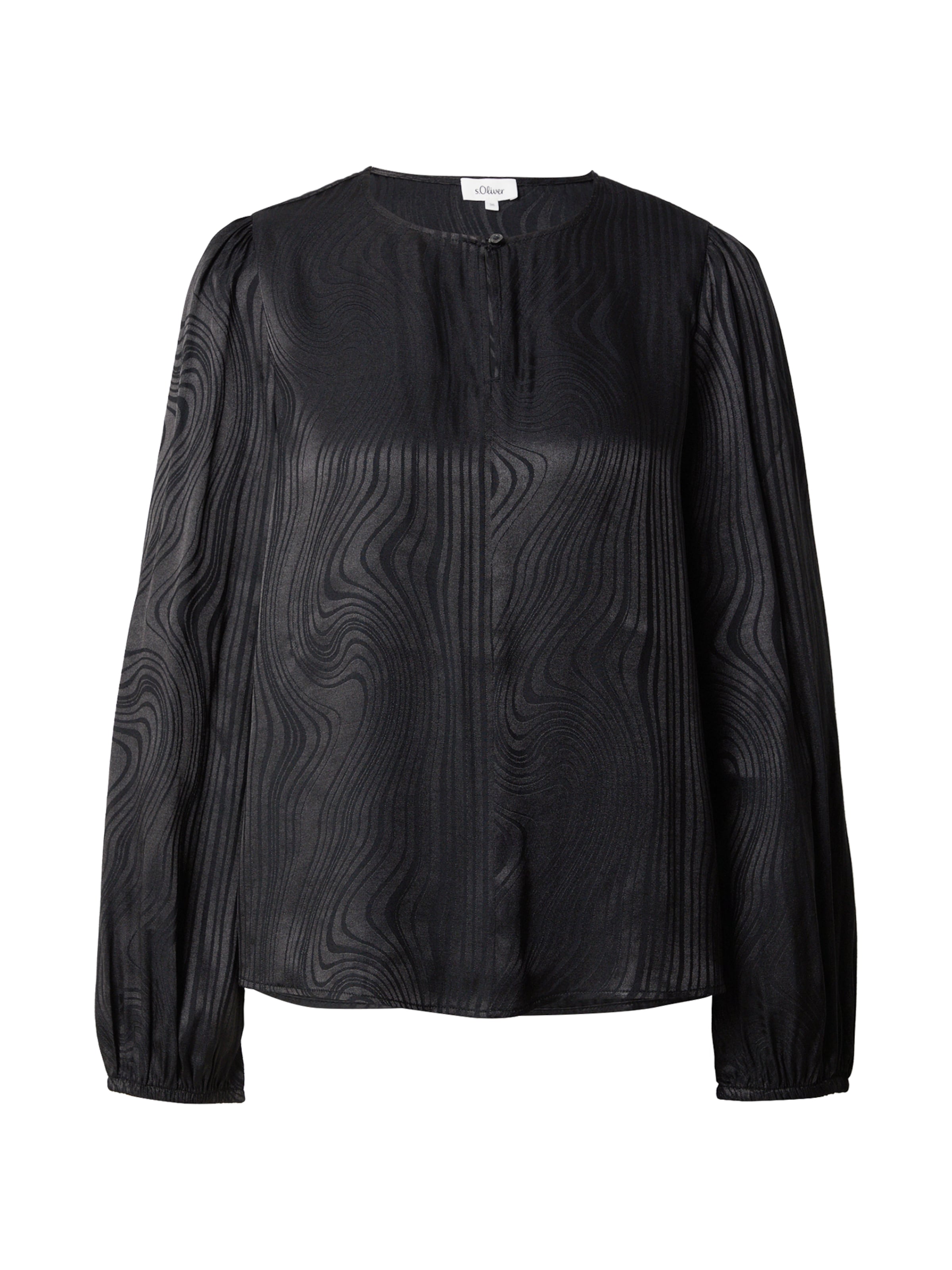 s.Oliver Bluza | črna barva: sprednja stran