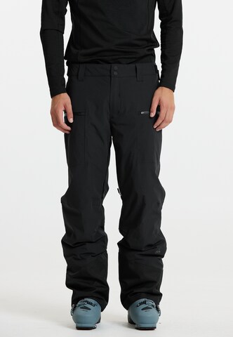 SOS Regular Outdoor Pants 'Straja' in Black: front