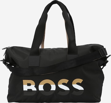 BOSS Black Weekend bag 'Catch 2.0' in Black: front