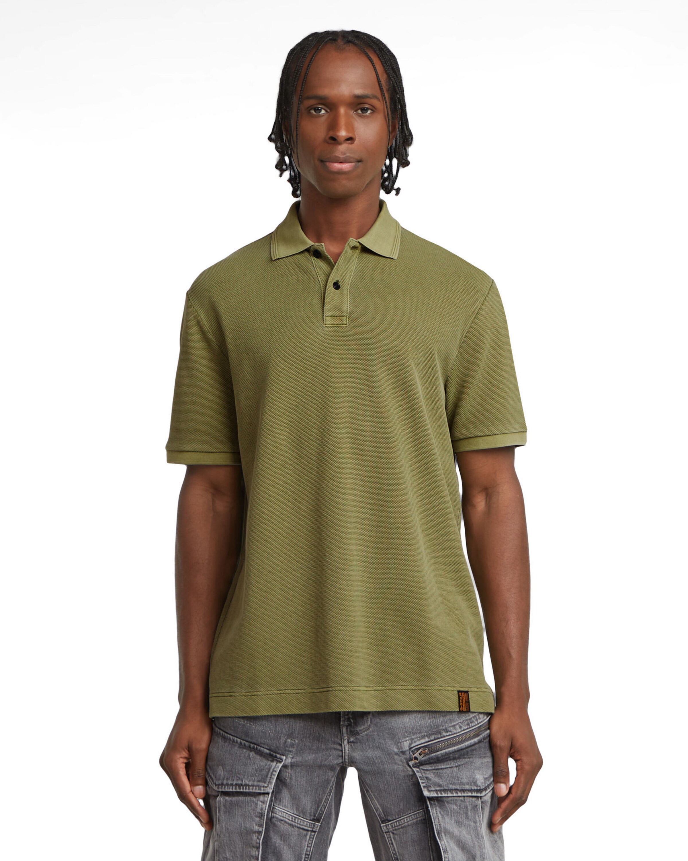 G-STAR Shirt in Groen: voorkant