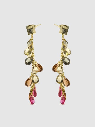 Luxenter Boucles d'oreilles 'Jedo' en One Size en mélange de couleurs, Vue avec produit