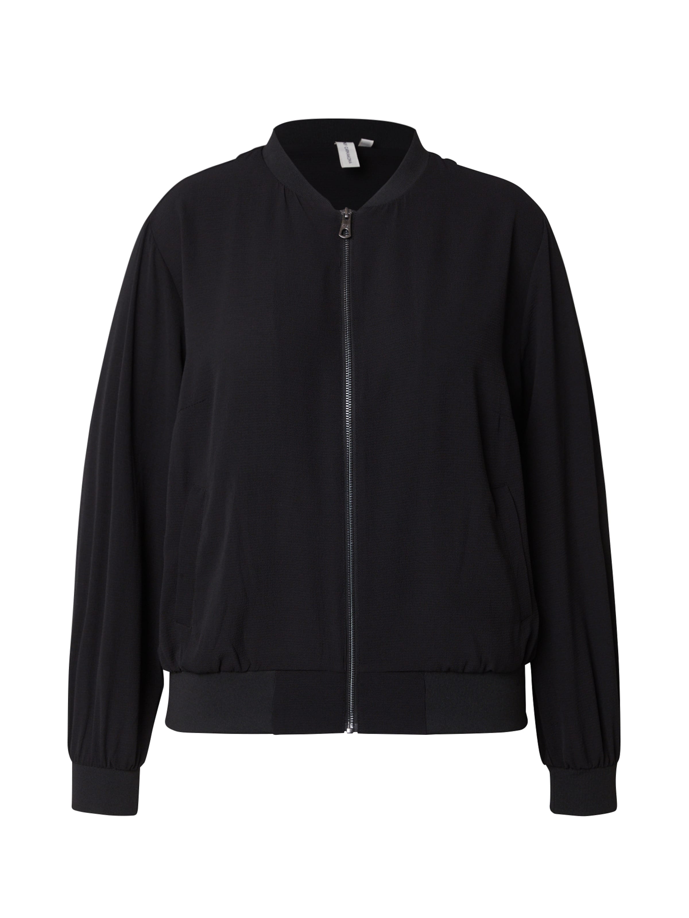 ONLY Carmakoma Преходно яке &#x27;CARLux&#x27; в черно: отпред