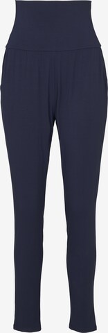 TOM TAILOR Pajama Pants in Blue: front