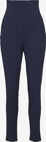 TOM TAILOR Pajama Pants in Blue: front