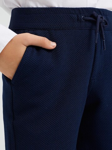 WE Fashion Slimfit Hose in Blau