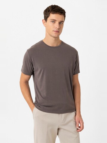 Antioch - Camisa 'Albert' em castanho: frente