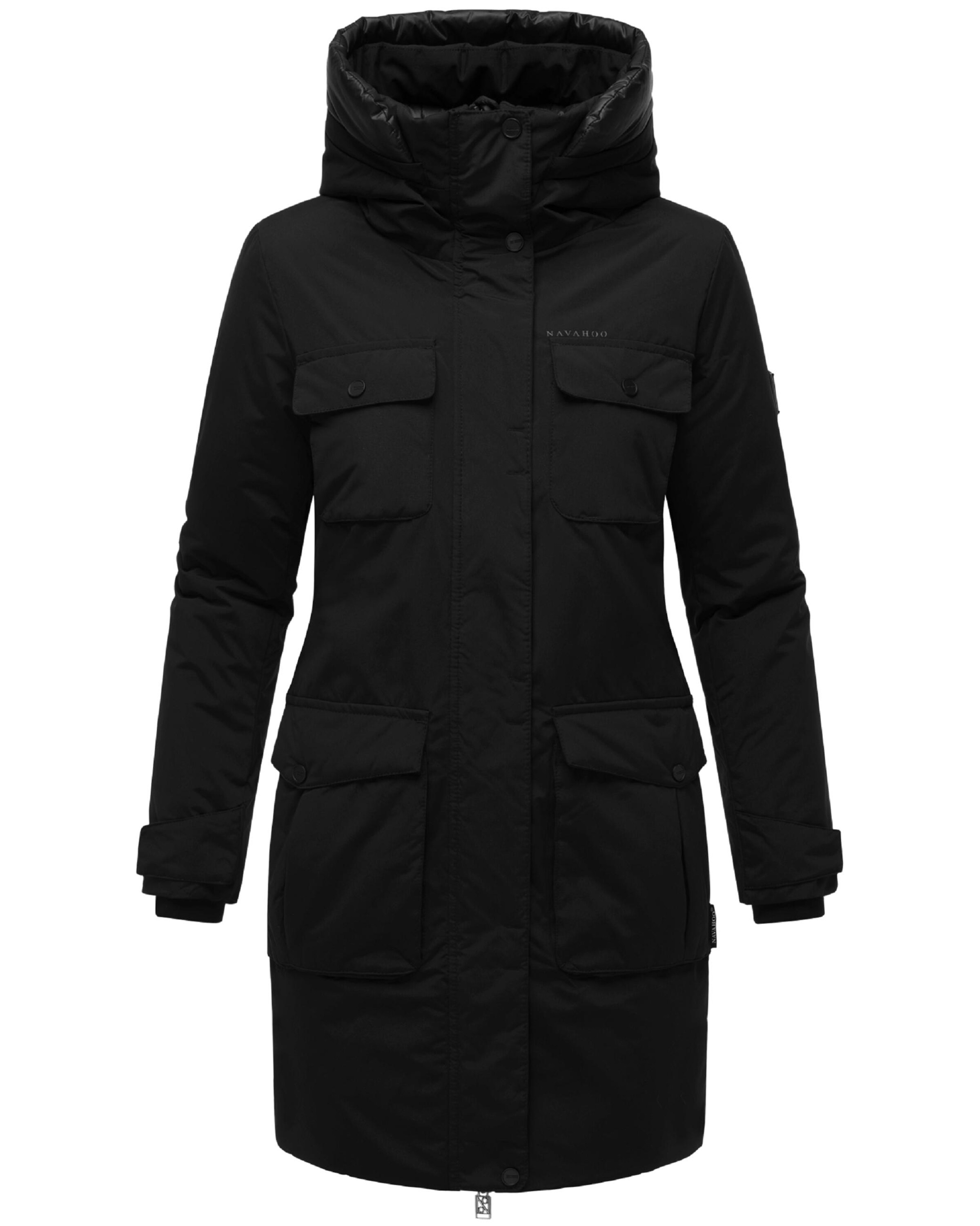 melns NAVAHOO Ziemas parka 'Eissturm 14'