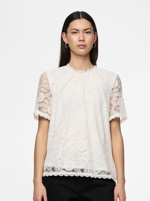 PIECES Blouse 'PCOLLINE' in White