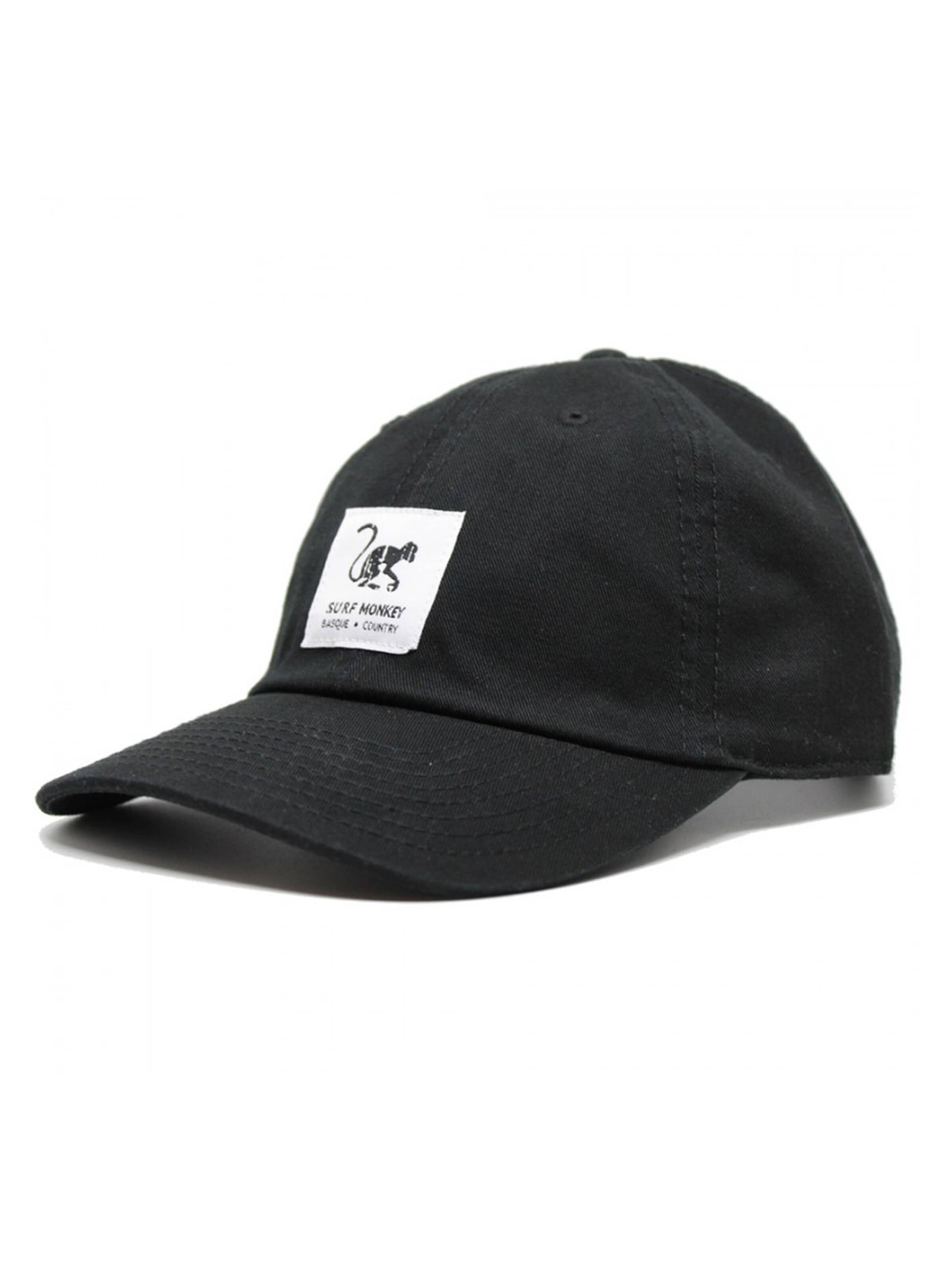 Surf Monkey Sportpet in Zwart: voorkant