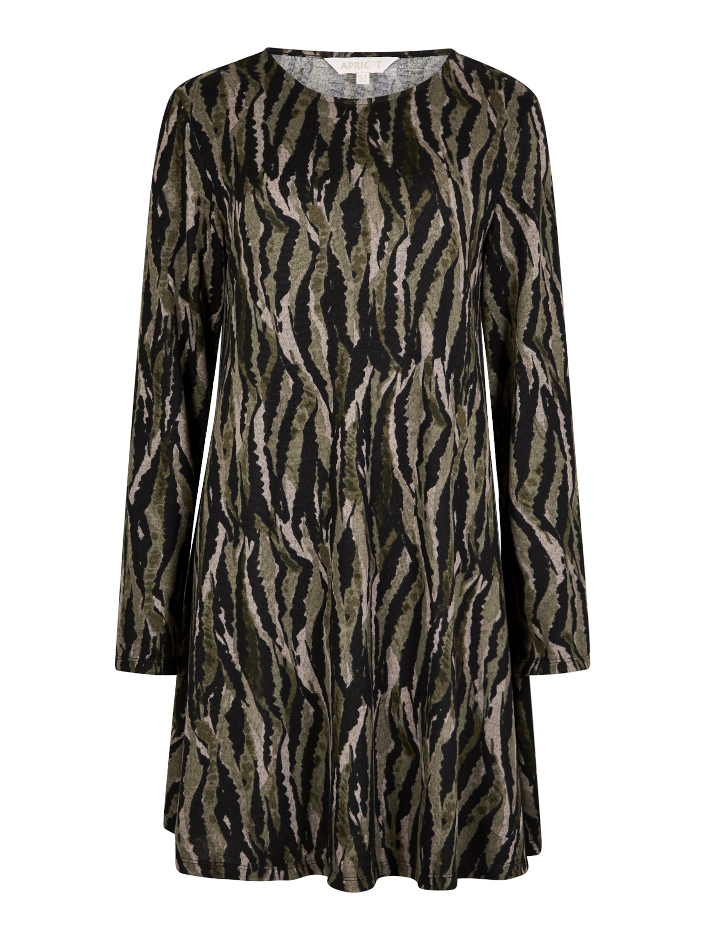 Apricot Zebra Knit Mini Dress ' ' in khaki, Produktansicht