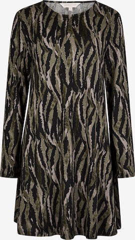 Apricot Zebra Knit Mini Dress ' ' in Grün: Vorderseite