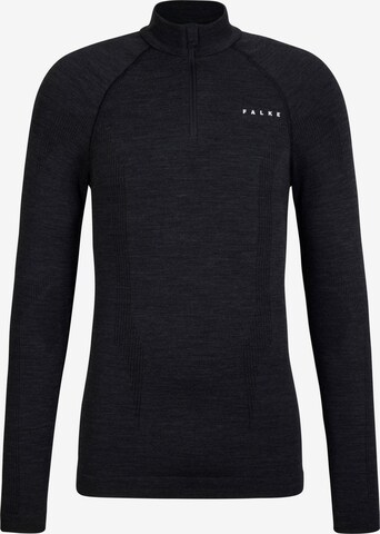 FALKE Base Layer in Schwarz: Vorderseite