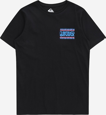 QUIKSILVER - Camiseta en negro: frente