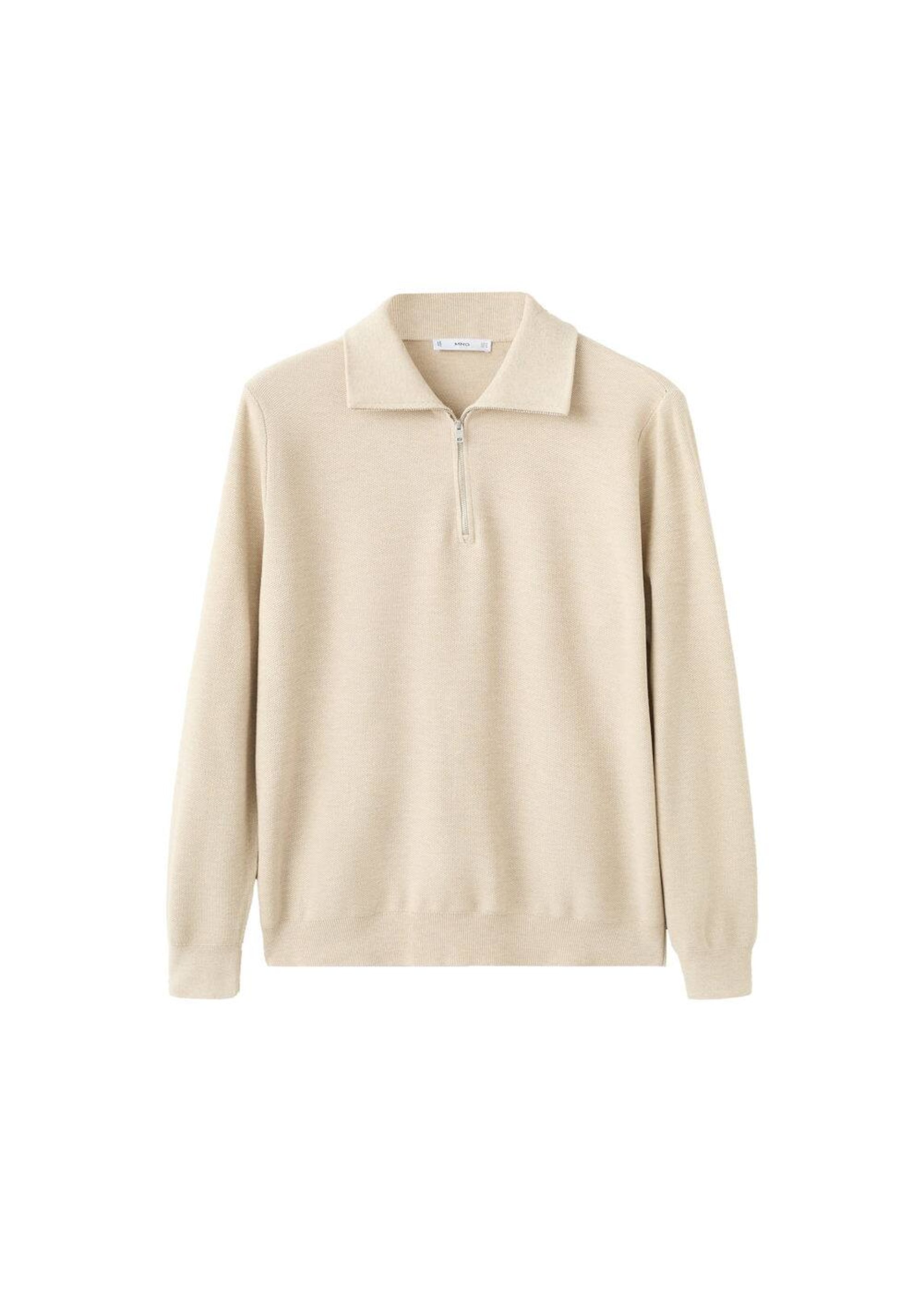 MANGO MAN Sweater 'Tenp' in Beige: front