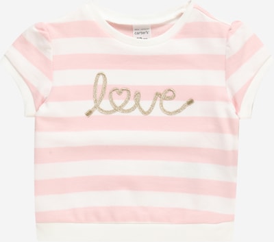 Carter's Μπλουζάκι σε χρυσοκίτρινο / ανοικτό ροζ / φυσικό λευκό, Άποψη προϊόντος