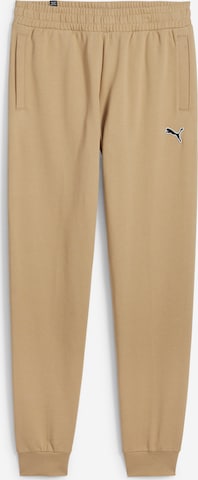 PUMA Tapered Pants 'BETTER ESSENTIALS' in Brown: front