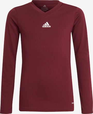 T-Shirt fonctionnel ADIDAS PERFORMANCE en rouge : devant