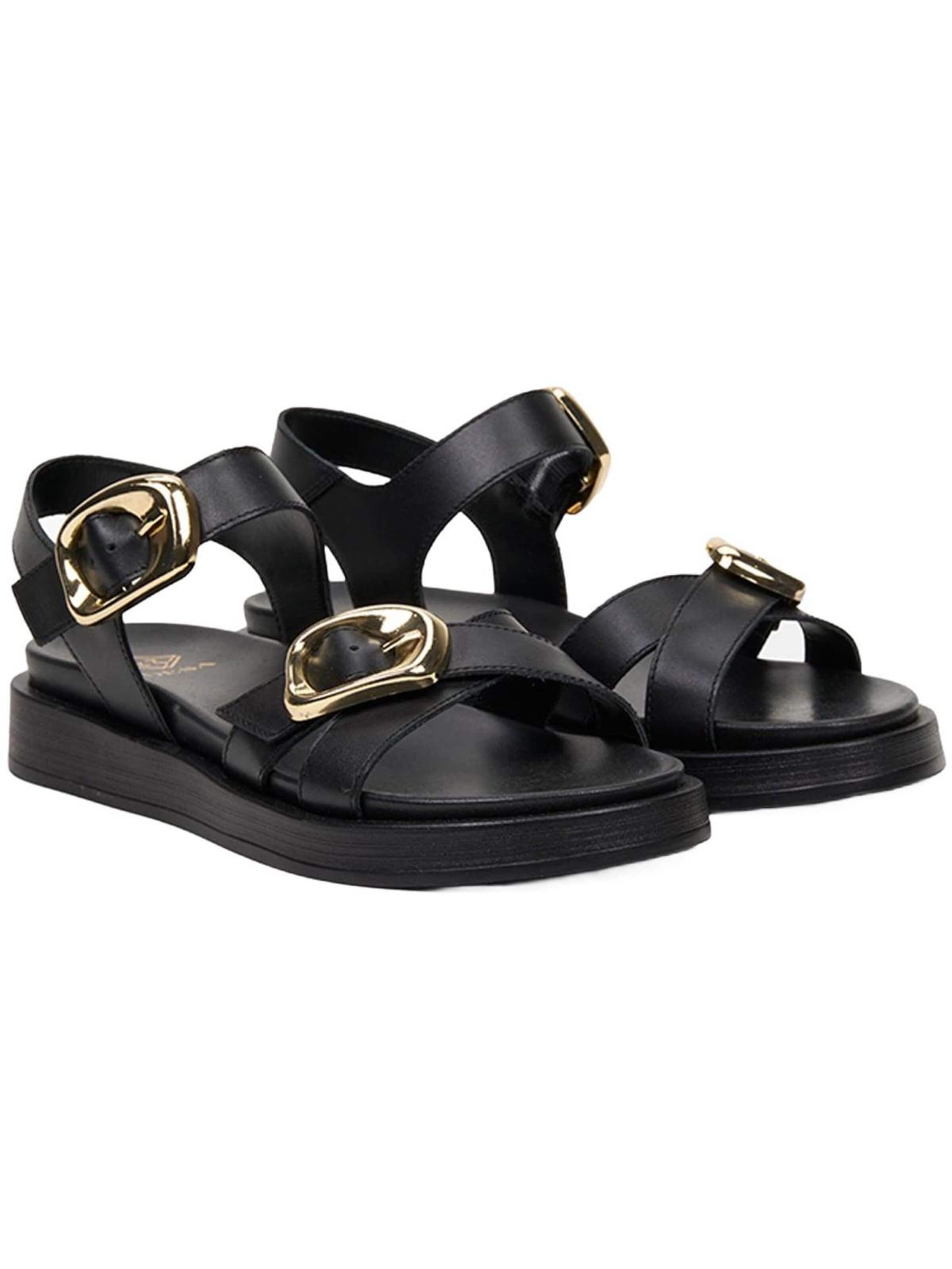 Desa Sandale 'Sandalen'‌‌‌‌‌‌‌‌‌‌ in Schwarz: Vorderseite