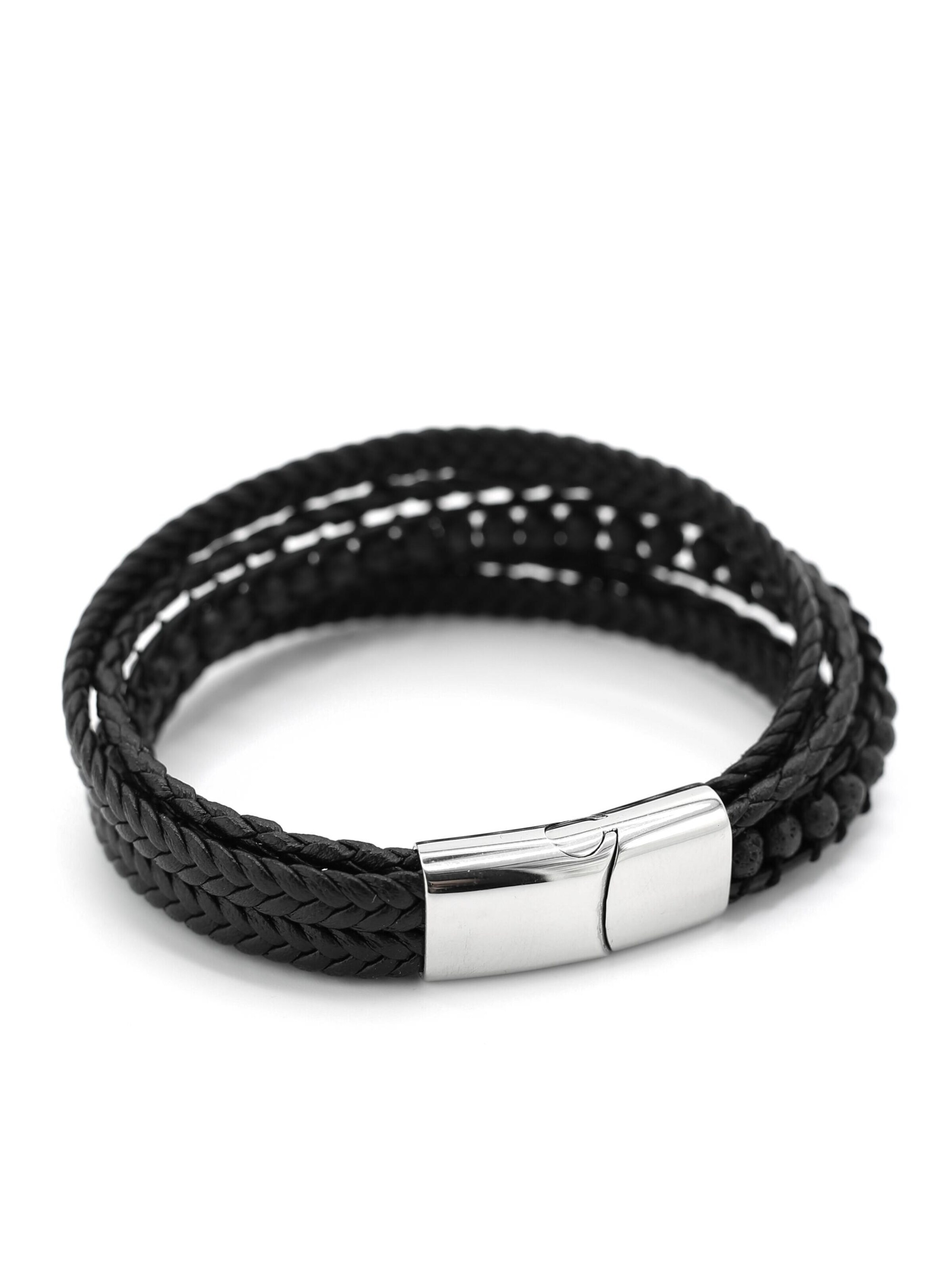 COLLEZIONE ALESSANDRO Bracelet 'Jack' in Black