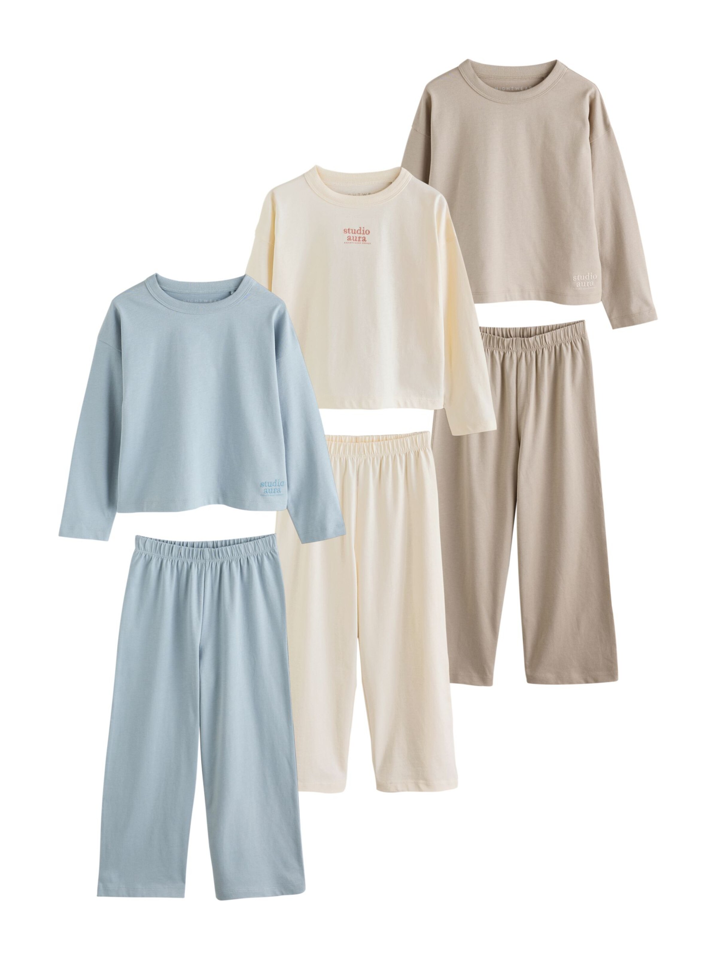 Next - Pijama 'Capybara' en beige: frente
