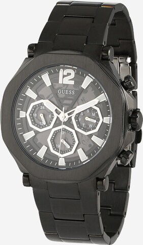 GUESS Analog watch 'EDGE' in Black: front