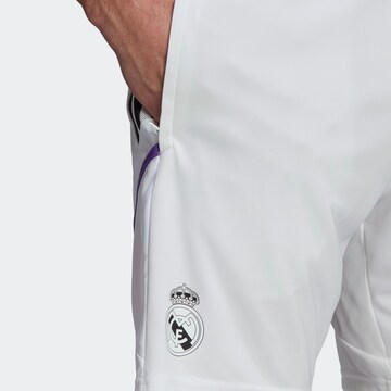 Regular Pantalon de sport 'Real Madrid Condivo 22' ADIDAS SPORTSWEAR en blanc