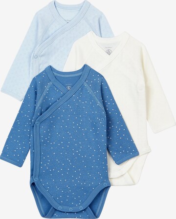 PETIT BATEAU Romper/Bodysuit in Blue: front