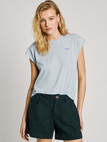 T-shirt 'Blooma' Pepe Jeans en bleu : devant