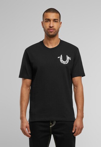 Maglietta 'Warped' di True Religion in nero: frontale