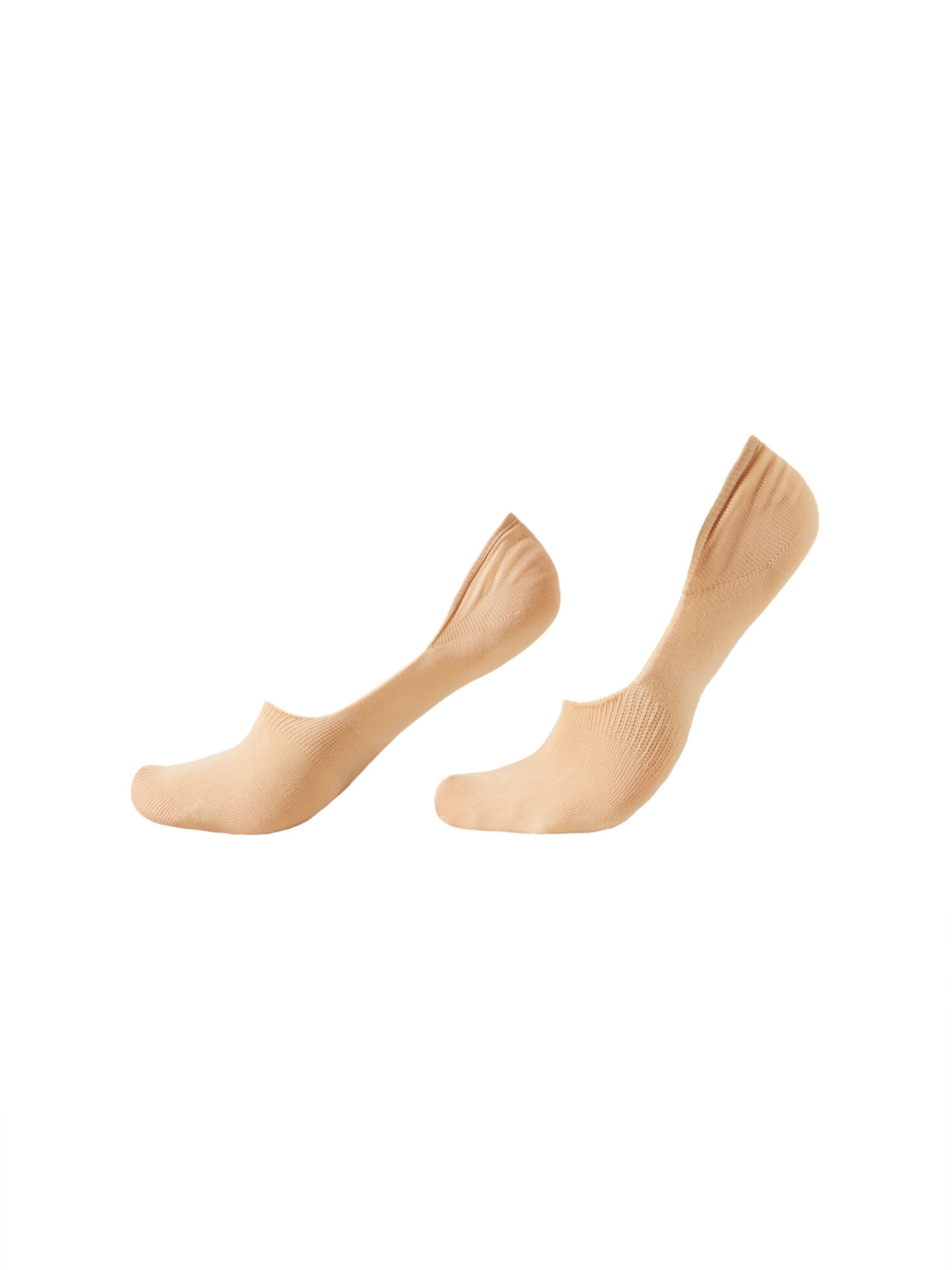 CALZEDONIA Ankle Socks in Beige: front