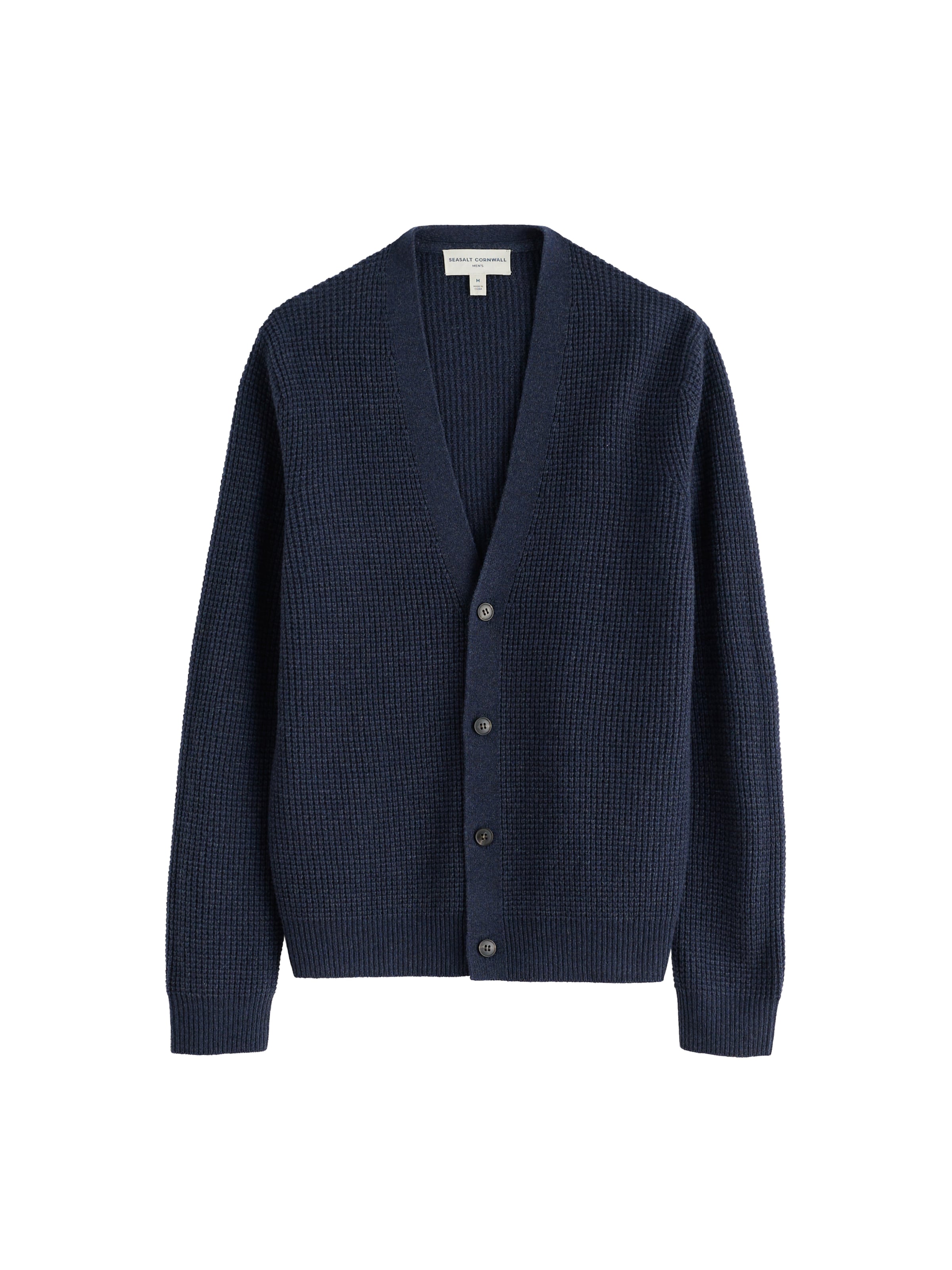 Seasalt Cornwall Gebreid vest in Blauw: voorkant