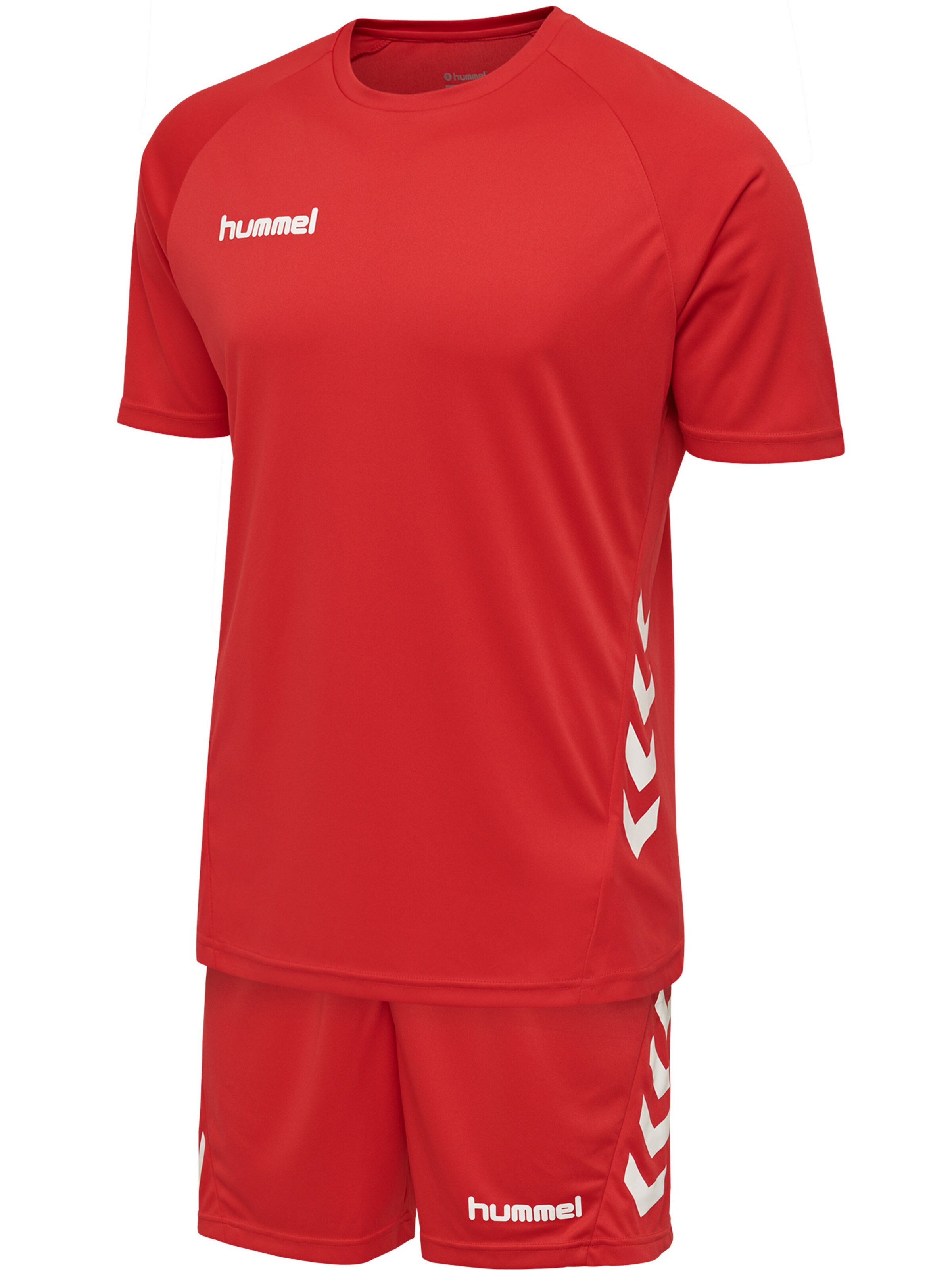Hummel Trainingspak in Rood: voorkant