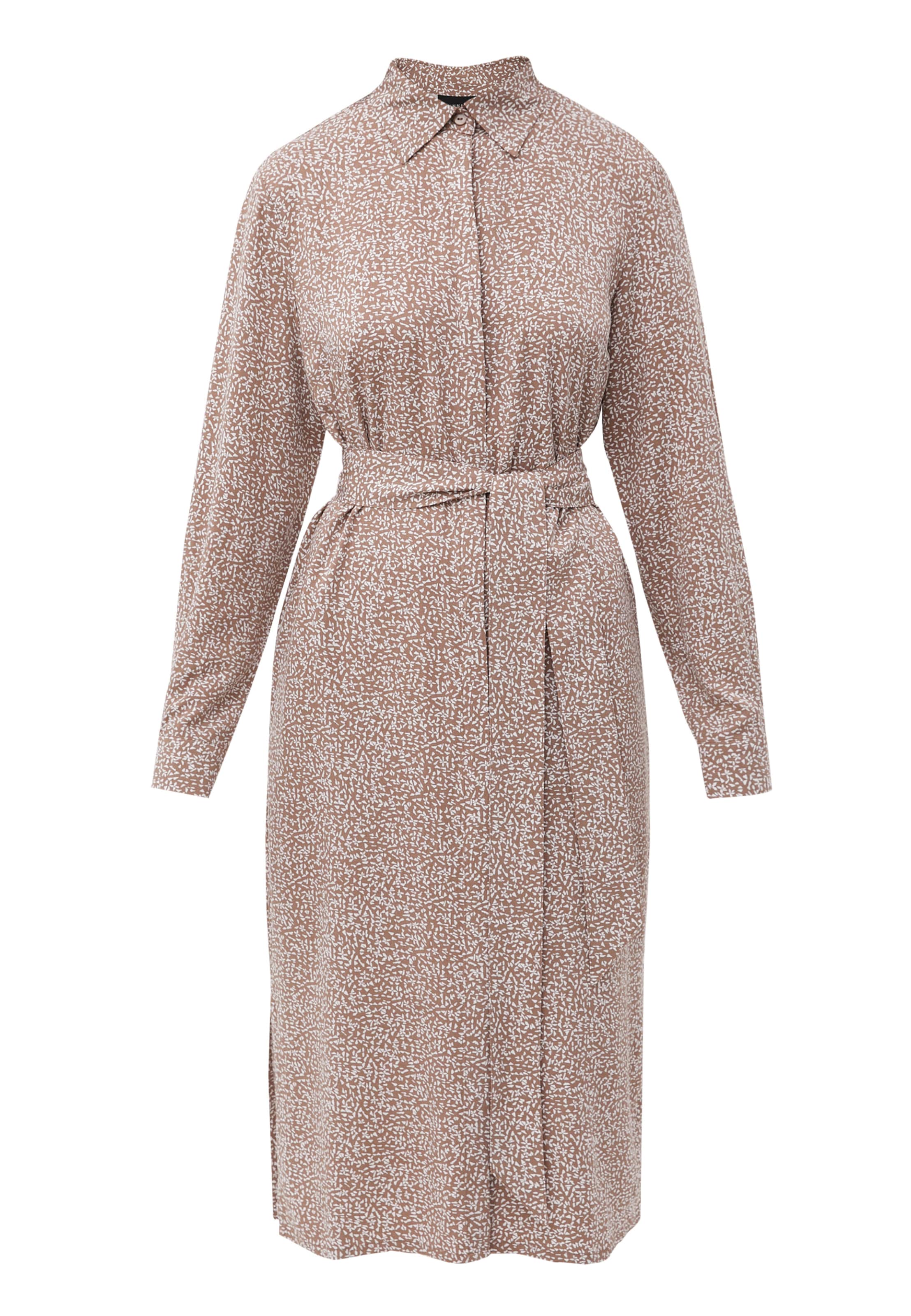 Finn Flare Blousejurk 'Classic' in Beige: voorkant